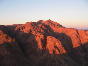 Sinai al sorgere del sole