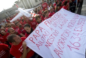 Papa: saluta lavoratori 'Meridiana'