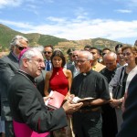 vescovo inaugurazione galleria quaddazzionis tertenia_1